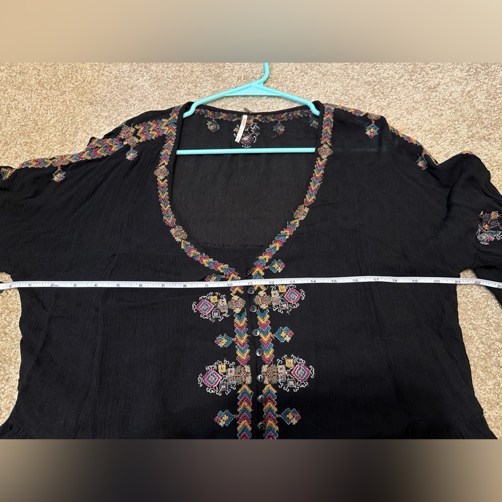 Free People Arianna Tunic in Black Size M - Picture 9 of 11